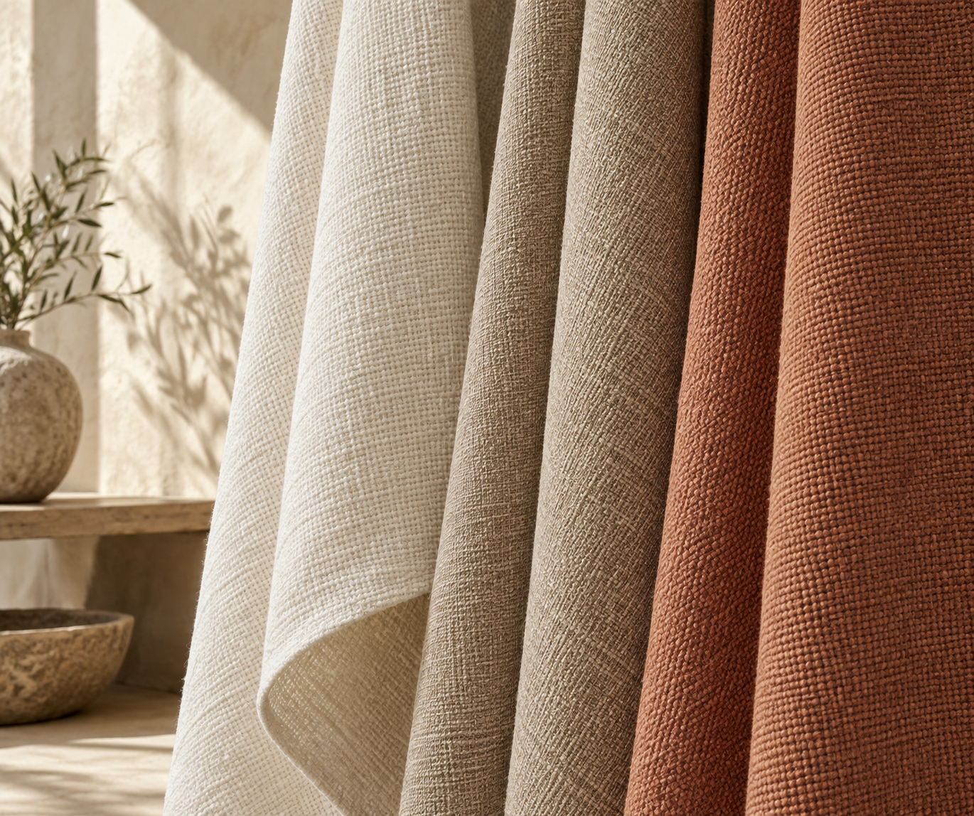 Woven furnishing textile selection product view